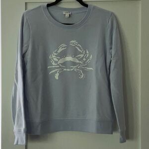 J.Crew crewneck sweatshirt in light blue.